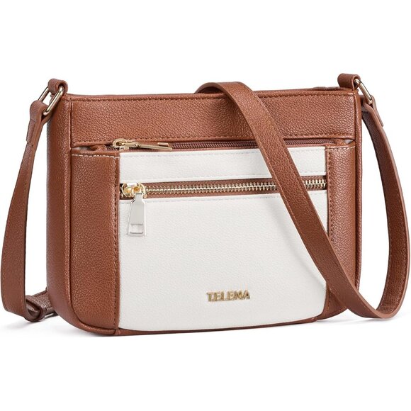 Handbags - Leather Crossbody Bag for Women Adjustable Strap Chic Travel Purse